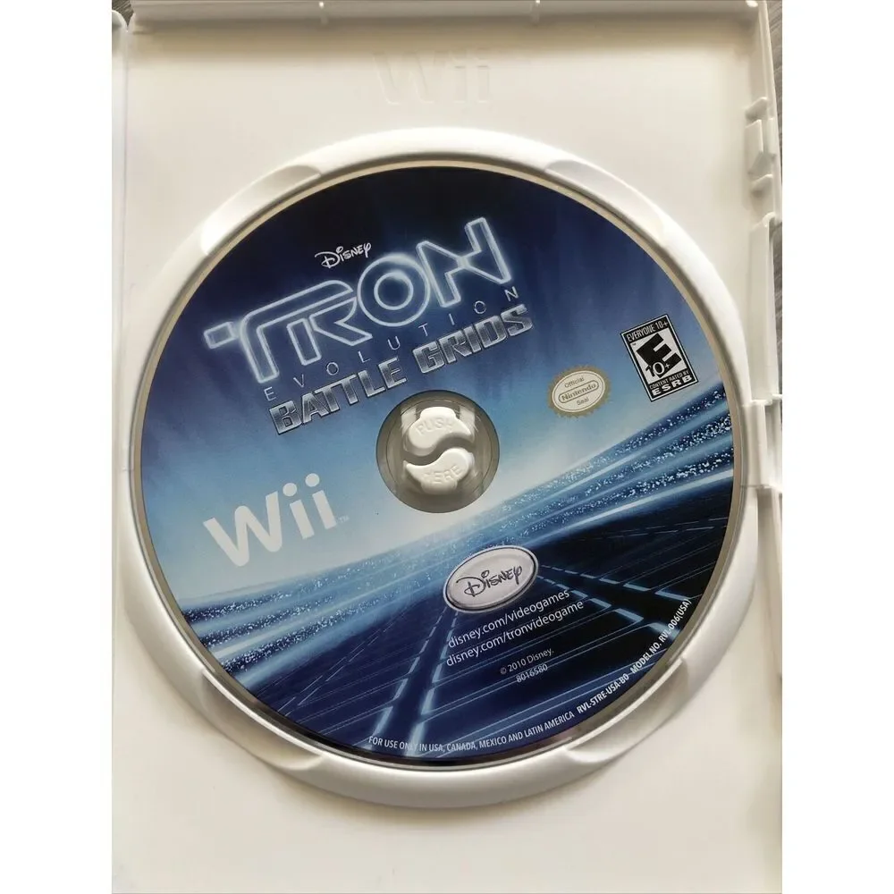 *Disney TRON: Evolution - Battle Grids - Nintendo Wii Game- Gaming Good Condtion